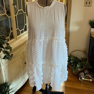 White babydoll dress